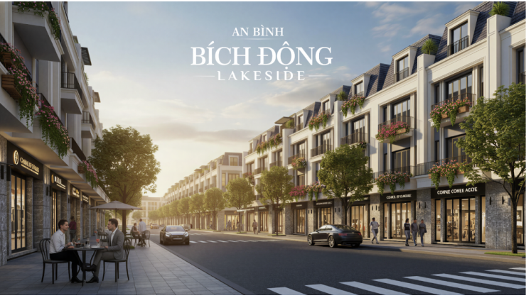 BÁN LIỀN KỀ BÍCH ĐỘNG LAKESIDE – 114M² – MT 6M – ĐƯỜNG 19M – GẦN CÔNG VIÊN - CHỈ TỪ 61 TRIỆU/M²